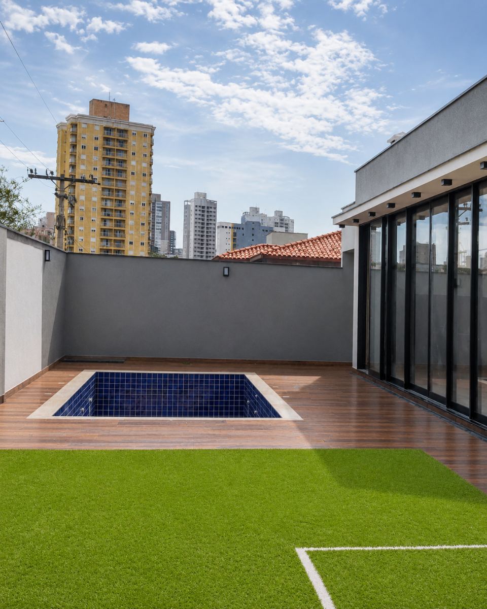 Área gourmet com piscina entregue pela LMV (foto 2)